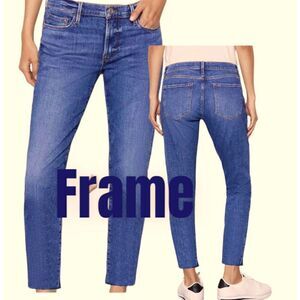 FRAME Le garçon mid rise jeans